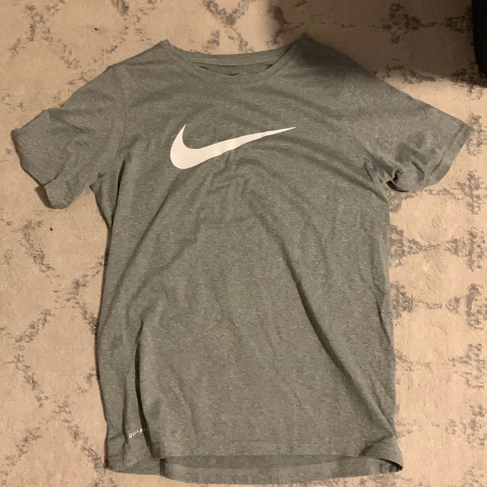 Grey Nike shirt